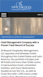 Mobile Screenshot of driftwoodhospitality.com